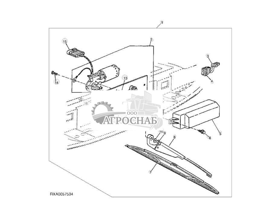 FRONT AND REAR WINDSHIELD WIPER 